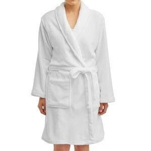 Stars Above Plush White Robe